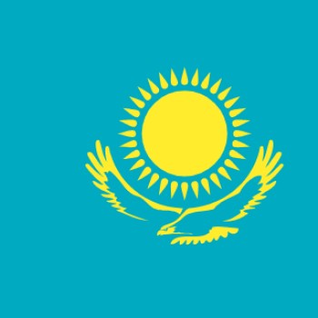 Fridge Magnet :Flag of Kazakhstan