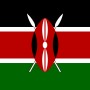 Fridge Magnet :Flag of Kenya