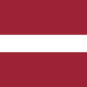 Fridge Magnet :Flag of Latvia