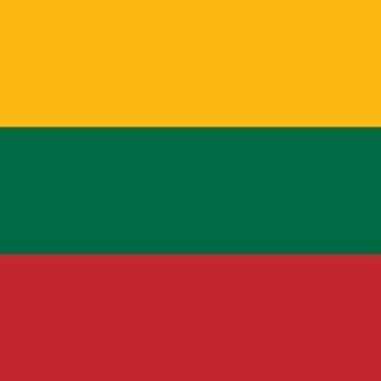 Fridge Magnet :Flag of Lithuania