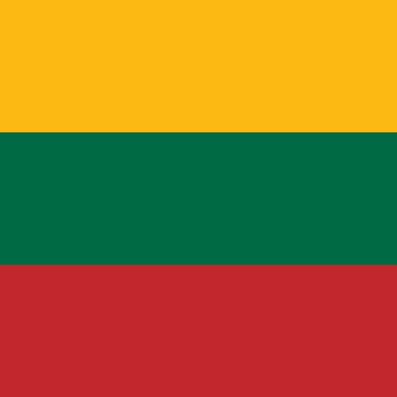 Fridge Magnet :Flag of Lithuania