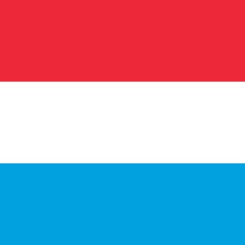 Fridge Magnet :Flag of Luxembourg