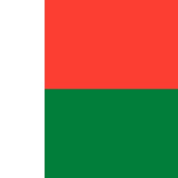 Fridge Magnet :Flag of Madagascar
