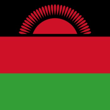 Fridge Magnet :Flag of Malawi