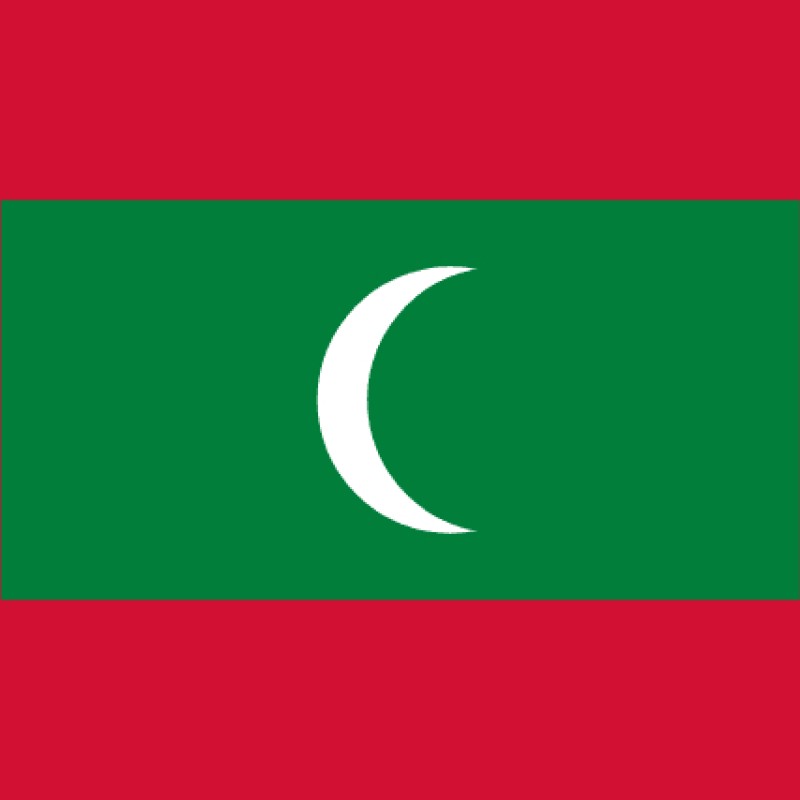 Fridge Magnet :Flag of Maldives