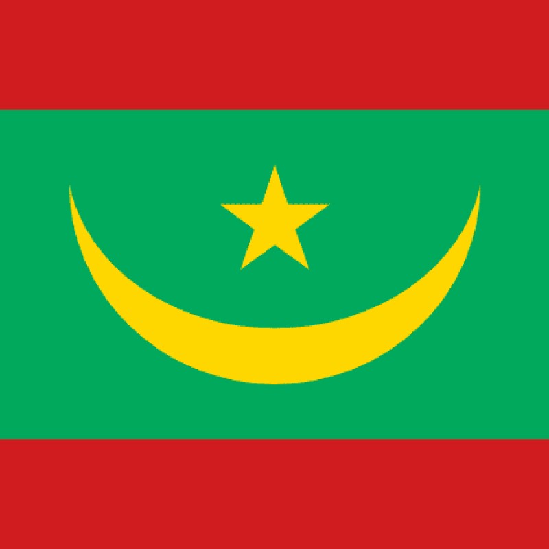 Fridge Magnet :Flag of Mauritania