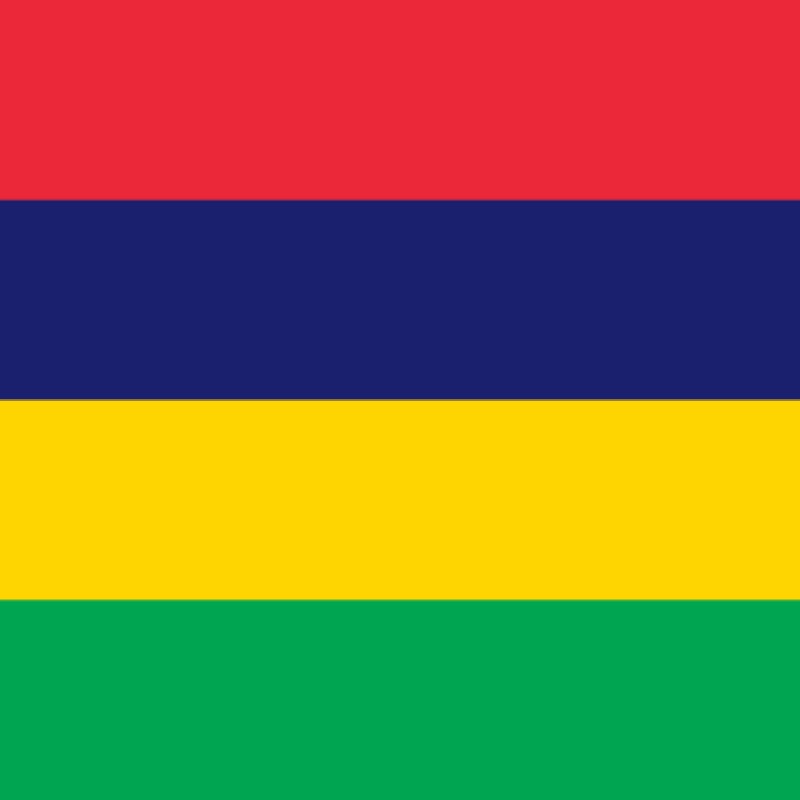 Fridge Magnet :Flag of Mauritius