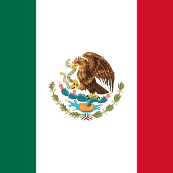 Fridge Magnet :Flag of Mexico