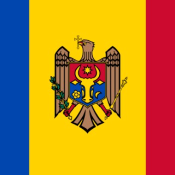 Fridge Magnet :Flag of Moldova