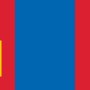 Fridge Magnet :Flag of Mongolia