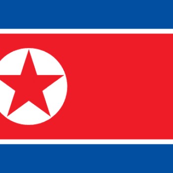 Fridge Magnet :Flag of North Korea
