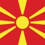 Fridge Magnet :Flag of North Macedonia