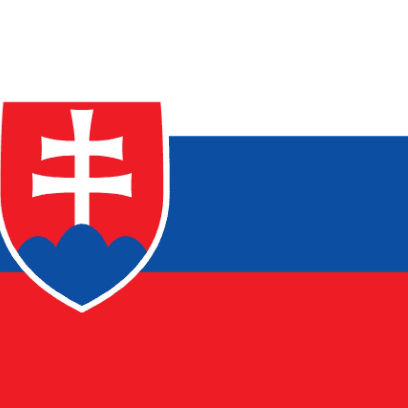 Fridge Magnet :Flag of Slovakia