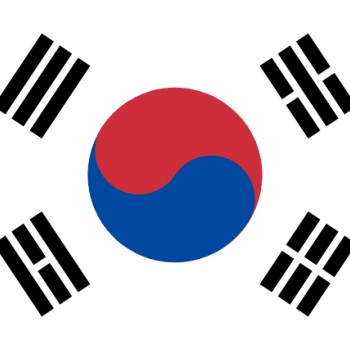Fridge Magnet :Flag of South Korea
