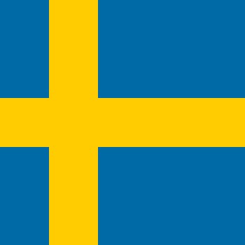Fridge Magnet :Flag of Sweden