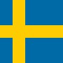 Fridge Magnet :Flag of Sweden