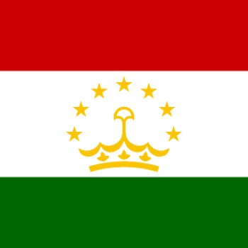 Fridge Magnet :Flag of Tajikistan