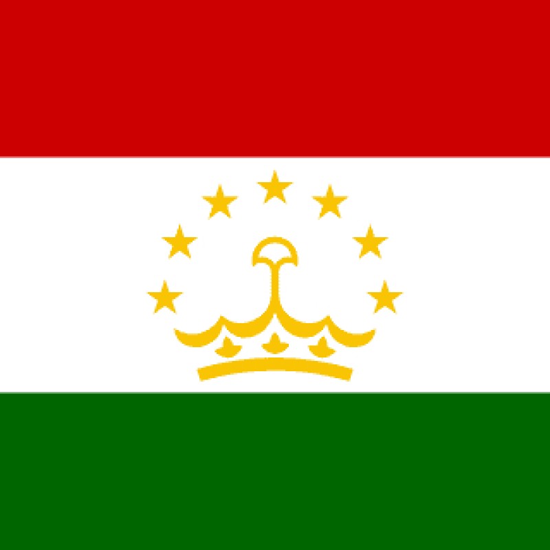 Fridge Magnet :Flag of Tajikistan