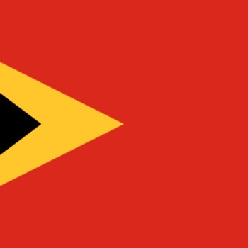 Fridge Magnet :Flag of Timor-Leste