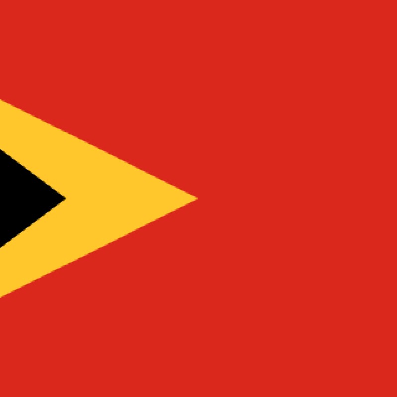 Fridge Magnet :Flag of Timor-Leste