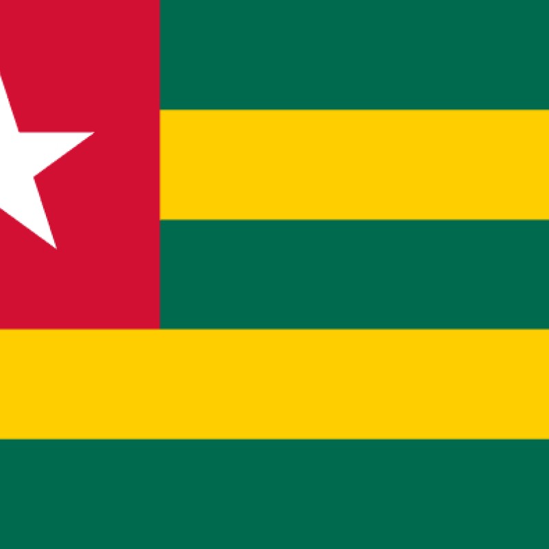 Fridge Magnet :Flag of Togo