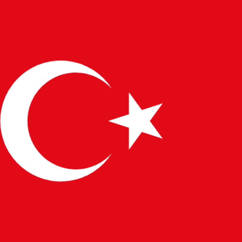 Fridge Magnet :Flag of Turkey