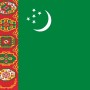 Fridge Magnet :Flag of Turkmenistan