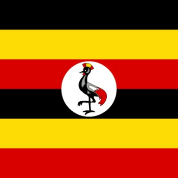 Fridge Magnet :Flag of Uganda