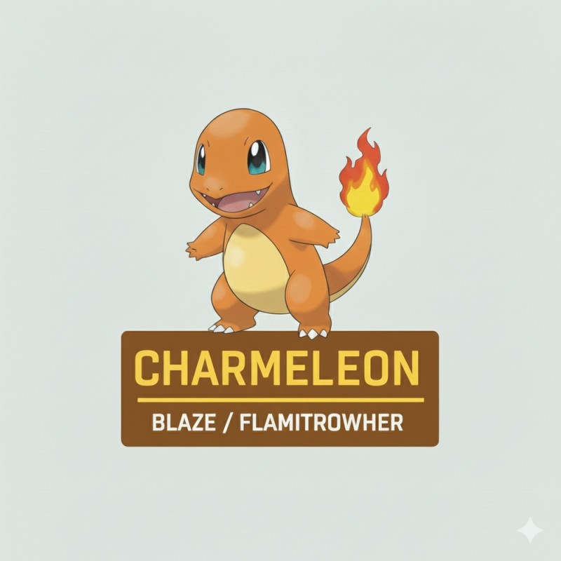Fridge Magnet :Charmeleon