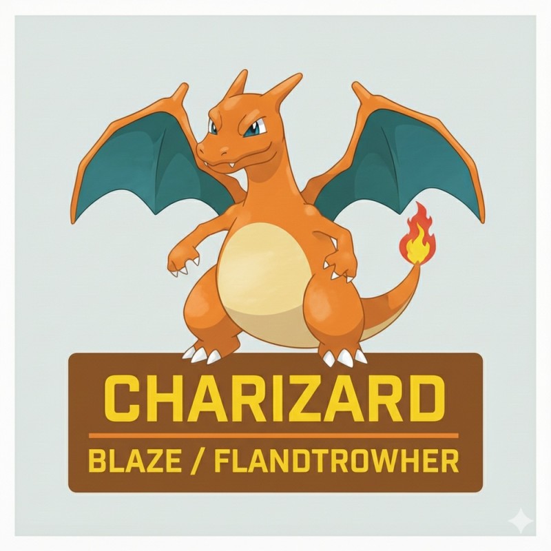 Fridge Magnet :Charizard