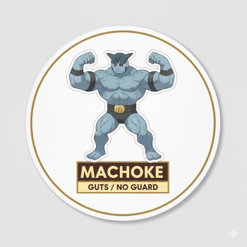 Fridge Magnet :Machoke