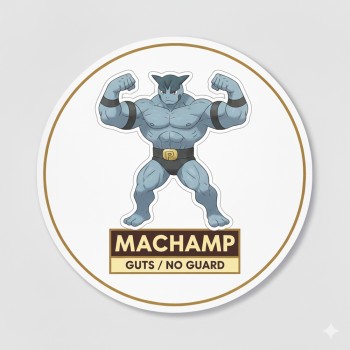 Fridge Magnet :Machamp