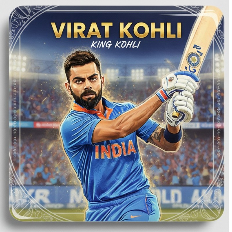 Fridge Magnet :Virat Kohli Fridge Magnet