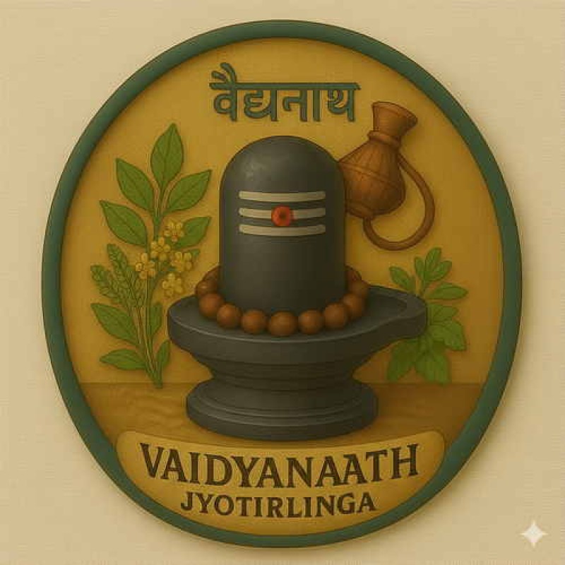 Fridge Magnet :Baijnath Jyotirlinga Temple Fridge Magnet