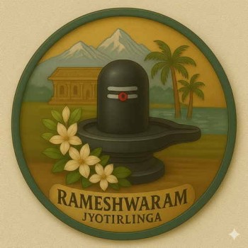 Fridge Magnet :Rameshwaram Jyotirlinga Temple Collection