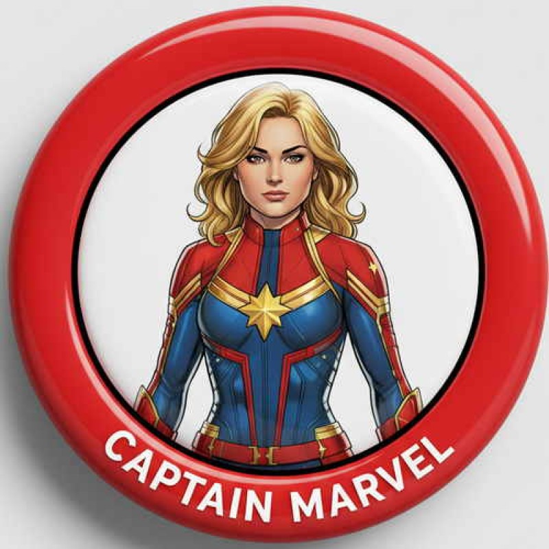 Fridge Magnet :Captain Marvel