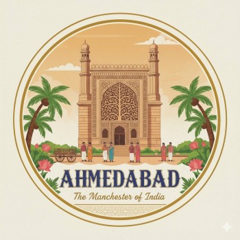 Fridge Magnet :Ahmedabad City Fridge Magnet