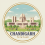 Fridge Magnet :Chandigarh City Fridge Magnet