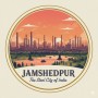 Fridge Magnet :Jamshedpur City Fridge Magnet