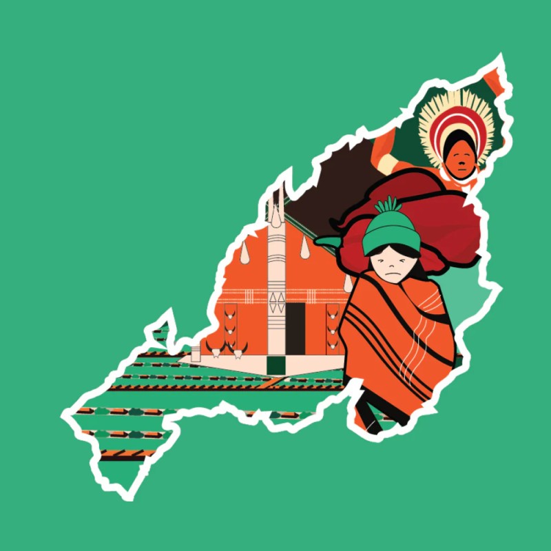 Fridge Magnet :Nagaland