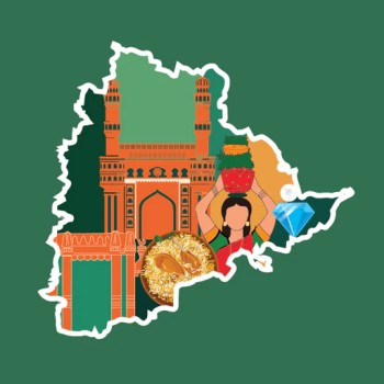 Fridge Magnet :Telangana